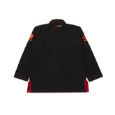 Retro-style black BJJ uniform from Shoyoroll Batch 146